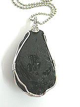 Tektite Meteorite Pendant of Many Blessings From Heaven