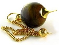 Tiger Eye Sphere Pendulum