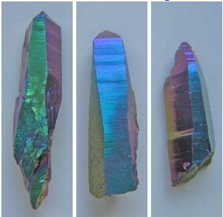 Rainbow Flame Aura Quartz Natural Healing Points