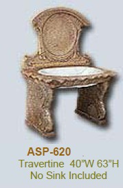 Stone Pedestal Sink