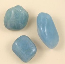 Aquamarine Tumbled & Polished Gemstones