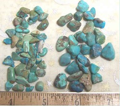 Turquoise Tumbled Stones