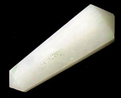White Agate Vogel Style Wand