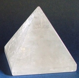 White Calcite Pyramid
