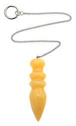 Yellow Calcite Egyptian Pendulums