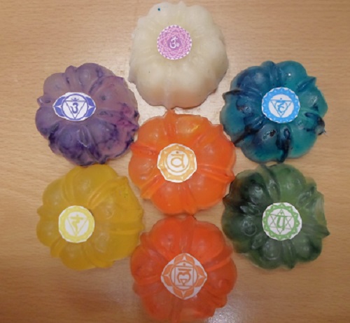 7 Chakra Healing Soap Set