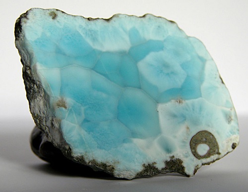 Larimar Crystal Soap With Rock