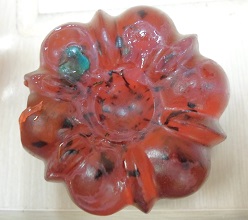 PMS & Cramps Healing Crystal Soap With Rocks With Chrysocolla