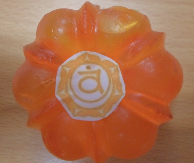 Sacral Chakra Healing Soap Rock