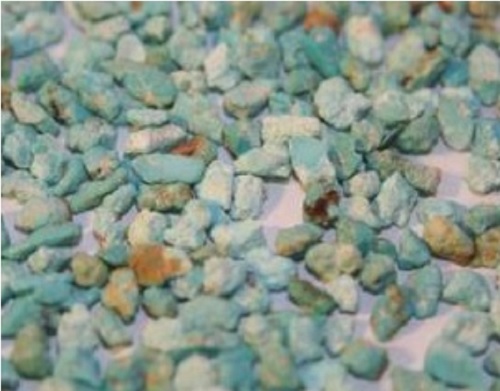 Turquoise Crystal Soap With Rock