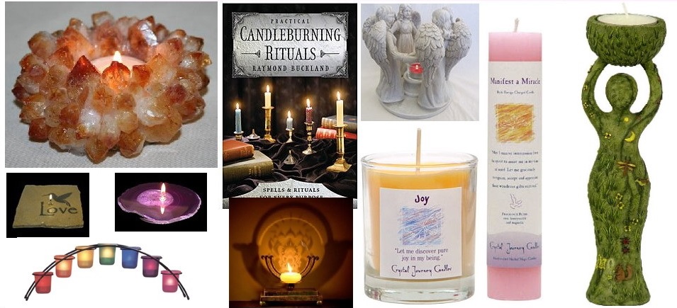 Spiritual Candles And Candle Holders