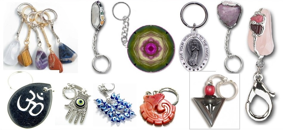 Crystal And Stone, Spiritual, Metaphysical Key Chains