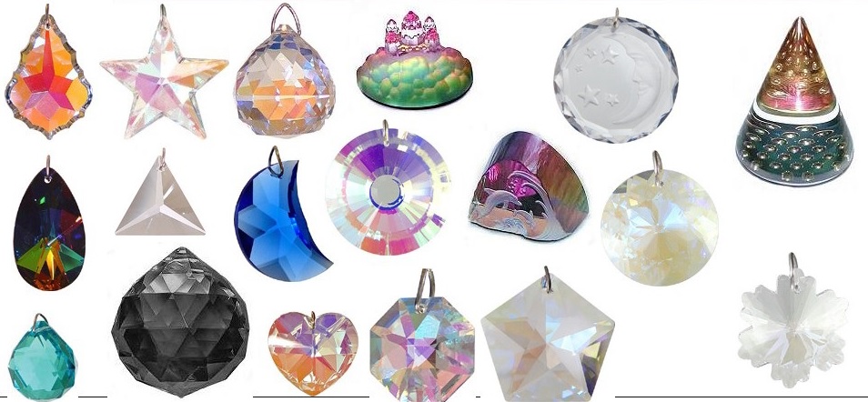 Rainbow Crystals And Paper Weights